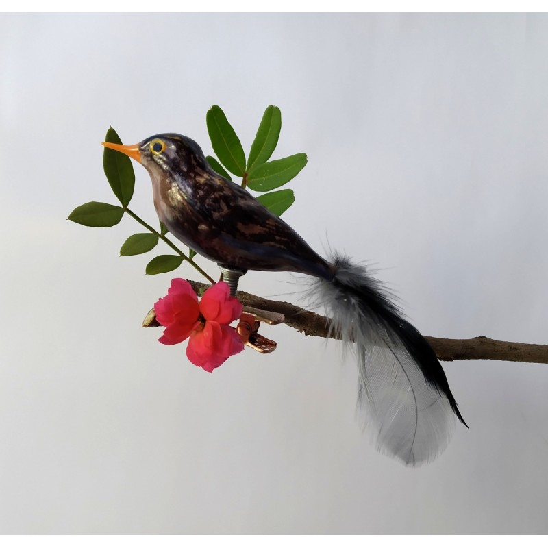 Amsel mini mundgeblasen